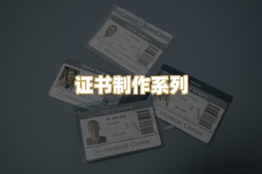 证书制作系列